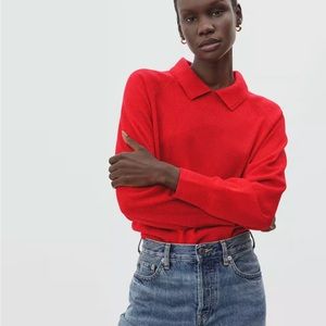 Everlane- the cashmere collared sweater